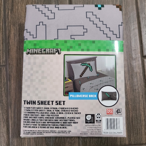 MINECRAFT twin sheet set - Picture 2 of 5